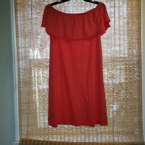 Velvet by Graham & Spencer Off the Shoulder Cotton dress